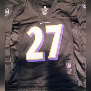 Youth Sz Small Jersey Ravens Ray Rice #27 Black